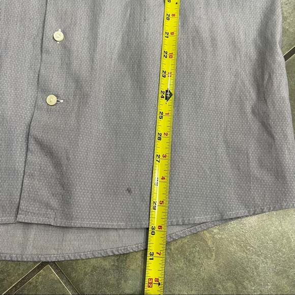 ETON Micro Check Contemporary Dress Shirt Size 42 16 1/2 Office Preppy Normcore - Picture 7 of 9